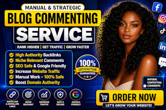 do blog comment , high da pa, create 300 dofollow blog,quality backlink