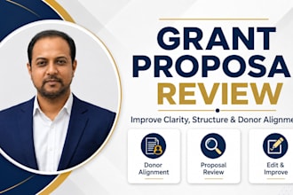 review and improve your grant proposal for donor alignment