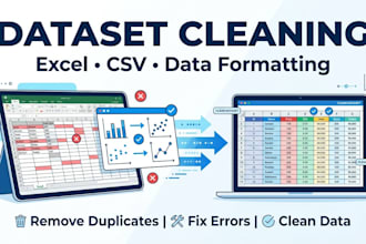 clean, organize and prepare your data for analysis