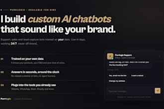 build an ai chatbot trained on your website content