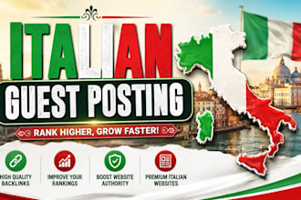 do italian guest posting, italian backlinks, and SEO link building