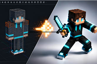 make high quality models in blockbench