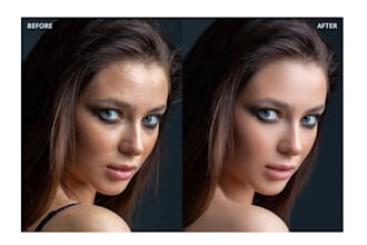 professionally  edit your casual headshots