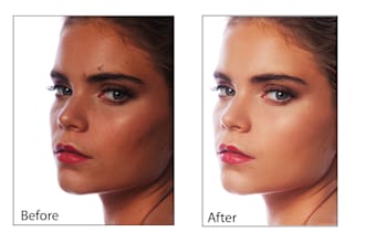 professionally  edit your casual headshots