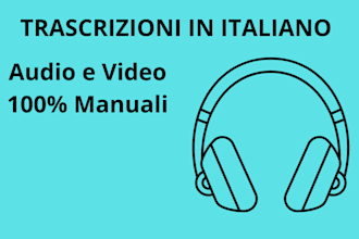 trascrive your italian audio or video accurately
