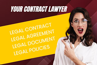 draft attorney approved legal contracts and privacy policy