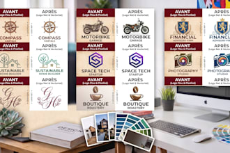 vectorize, redraw or trace your logo to vector manually