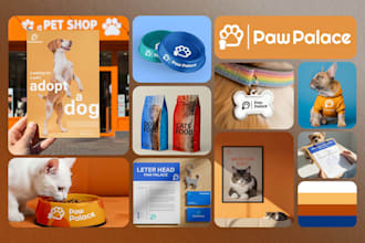 design a professional logo, branding kit and brand identity