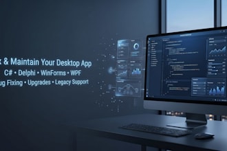 fix or maintain your csharp or delphi desktop app