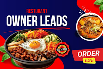 provide targeted restaurant leads and hotel owners email list
