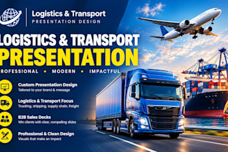 design logistics presentation transport presentation corporate b2b sales deck
