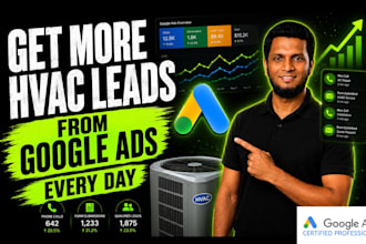 be your hvac google ads specialist for lead generation ppc campaign expert