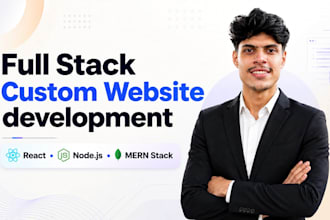 construct a custom full stack website for businesses