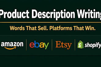 write SEO product descriptions for any ecommerce platform