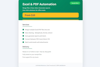 write python scripts for data extraction and automation