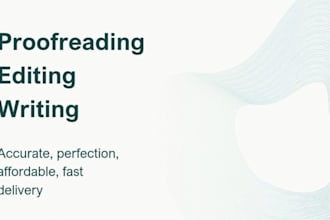 proofread your articles, etc
