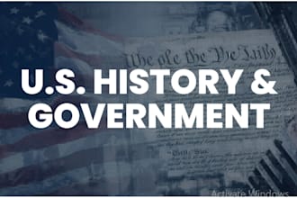 tutor art, US history, american history, and US government and do assignmts