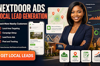 set up nextdoor ads for local business lead generation