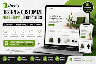 design and customize a shopify store for your business