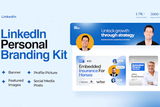 design linkedin personal branding kit