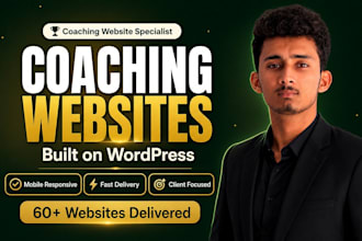 design a wordpress website for coaches