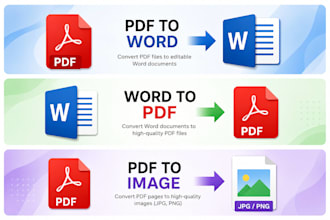 convert PDF, word, excel, and files professionally