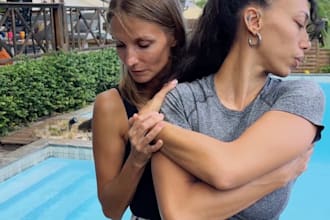 guide a fascia release session for stress and body tension