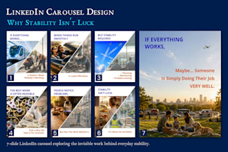 design linkedin carousels with visual storytelling