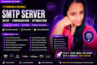 build SMTP server for send unlimited email blast campaign
