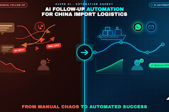 build ai follow up automation for china import logistics