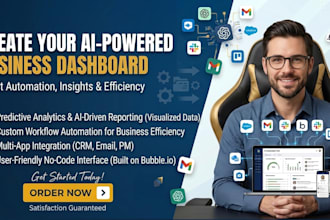 create bubble ai powered dashboard to automate your business workflows