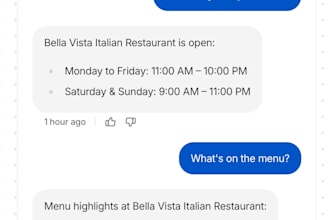 build an ai chatbot for your business or restaurant