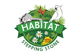 design included habitat stepping stone logo