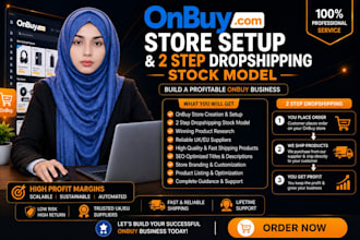create and manage your onbuy dropshipping store