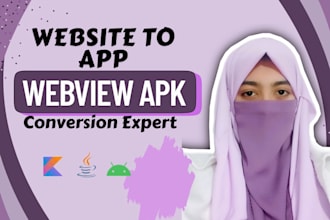 convert your website into an android app, webview apk in 8 hours