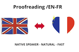 proofread and correct your french content as a native speaker