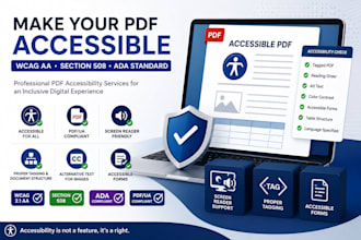 make your pdfs accessible for ada, wcag aa, and section 508