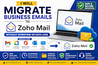 migrate business emails to zoho mail without downtime or data loss