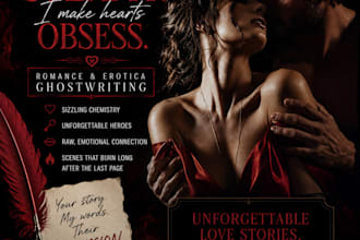 ghostwrite or rewrite steamy romance stories