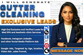 700 USA gutter cleaning leads, cleaning leads, gutter cleaning, via google ads