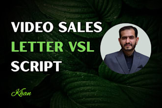 write a high converting video script and vsl for your sales video