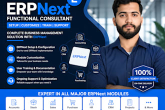 be your erpnext functional consultant