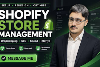 be your shopify expert for store management