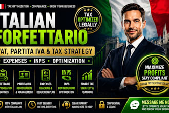 optimize italian forfettario vat, partita iva, expenses, inps and tax strategy