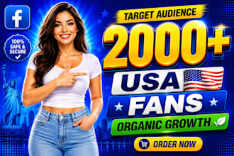 get you 2,000 real and targeted USA facebook followers