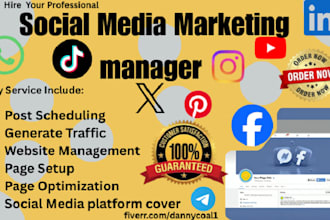 be your shopify social media marketing manager and digital content creator