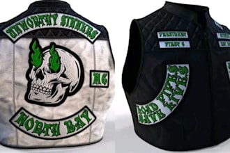 create mc kuttes fivem vest flag mc bike patch kuttes mc vest biker clothe