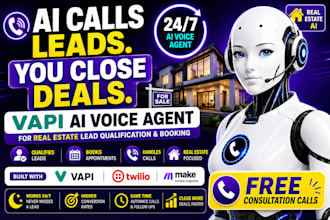 setup a vapi ai voice agent for real estate lead qualification and booking