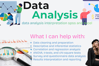 data analysis interpretation spss and excel