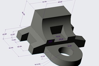 create 2d technical drawings and 3d models for your mechanical projects